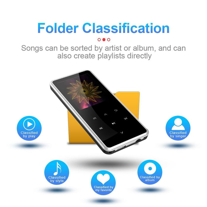 Portable Bluetooth Player 32Gb Capacity Silver