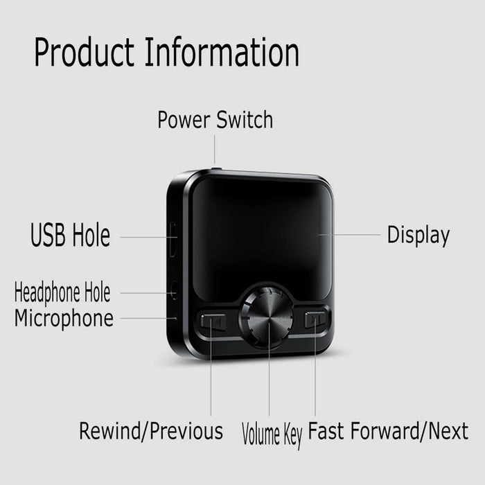 Intelligent Noise Canceling Bluetooth Mp3 Player 32Gb
