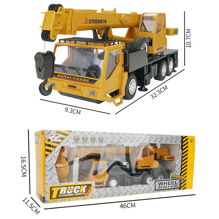 10-Ch Remote Control Simulation Crane Mofun 3822