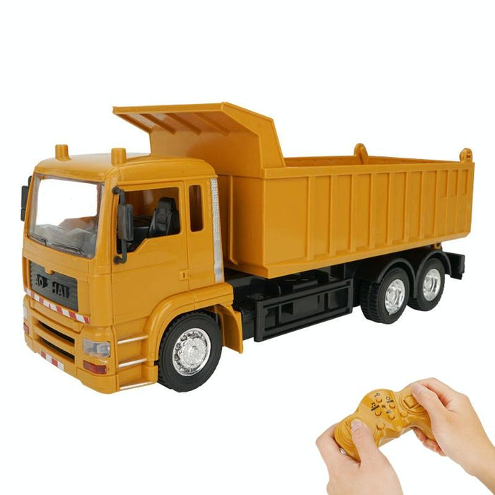 10-Ch Remote Control Dump Truck 2.4G Simulated Engineering Vehicle