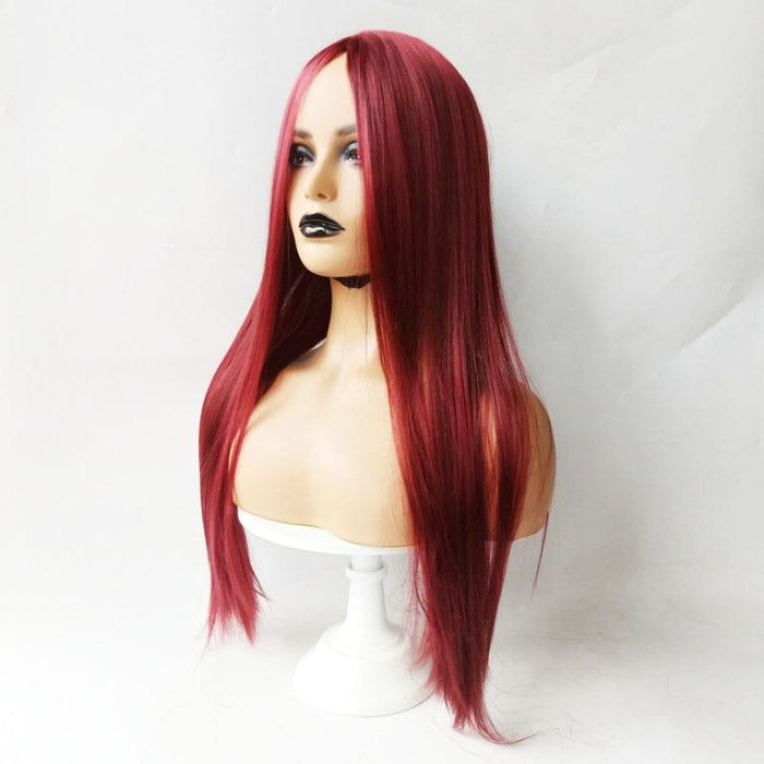 Long Straight Centre Part Wig For Women