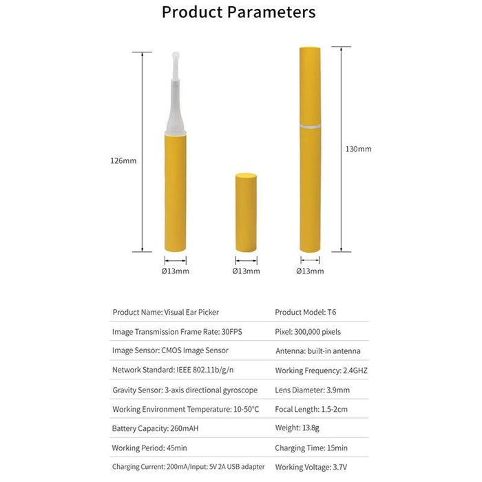Smart Wireless Earpick For Easy Earwax Removal