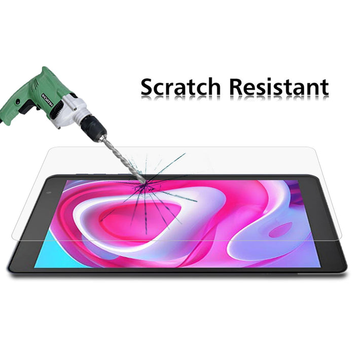 For Blu M8L Plus 2 Pcs 9H 2.5D Explosion-Proof Tempered Tablet Glass Film