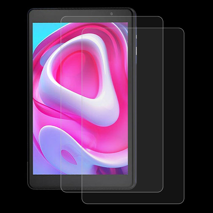 For Blu M8L Plus 2 Pcs 9H 2.5D Explosion-Proof Tempered Tablet Glass Film