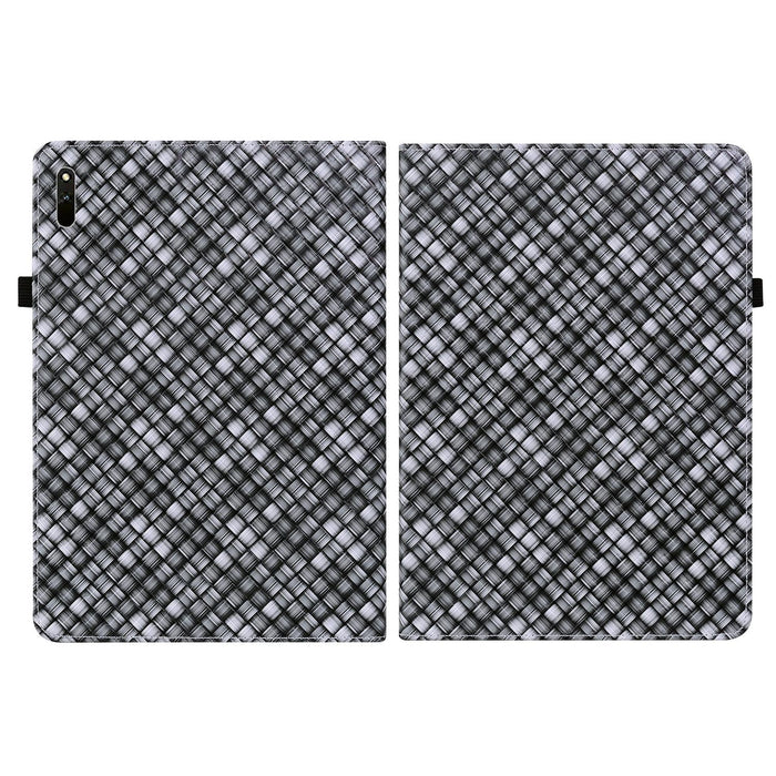 Leather Tablet Case With Holder Color Weave