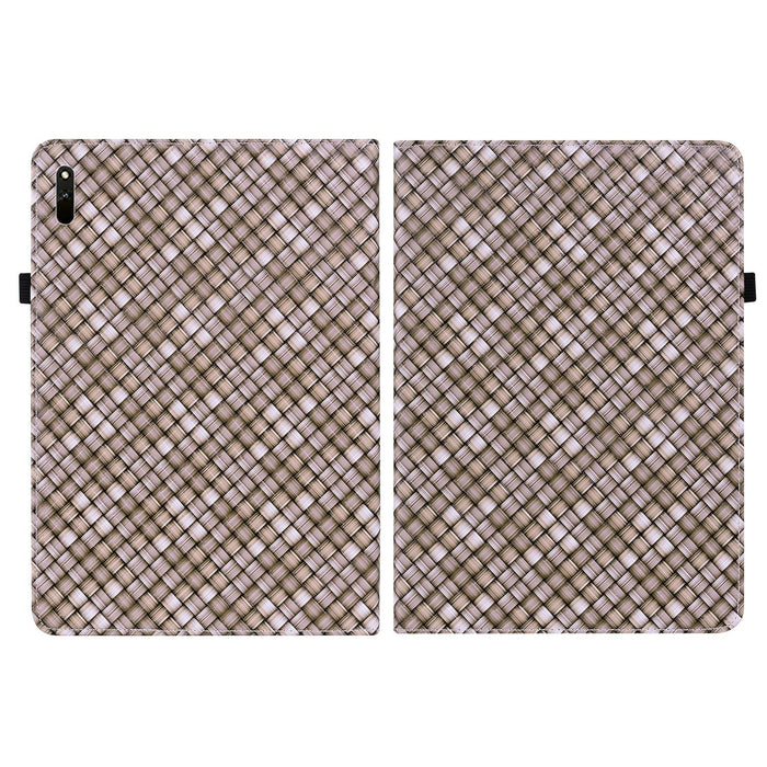 Leather Tablet Case With Holder Color Weave