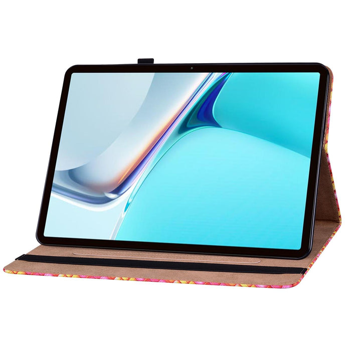 Leather Tablet Case With Holder Color Weave