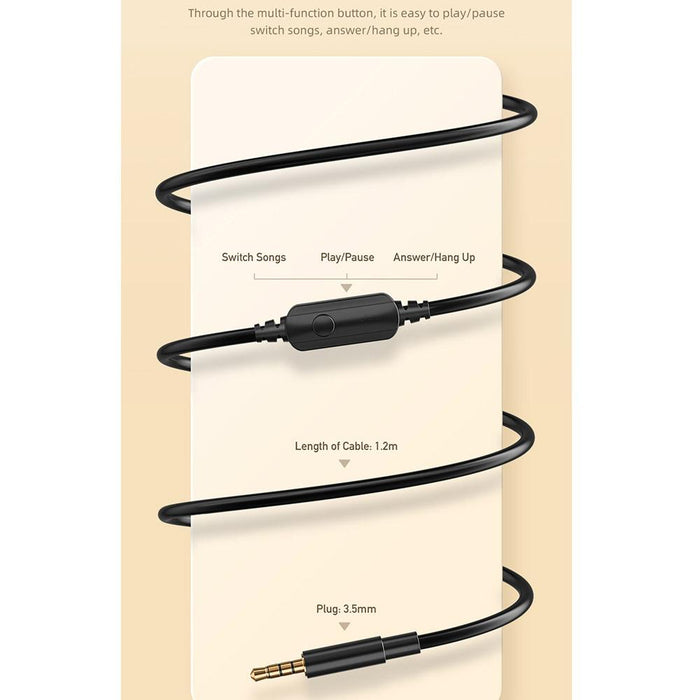 3.5Mm Stereo Wired Headset For Awei Gm-6