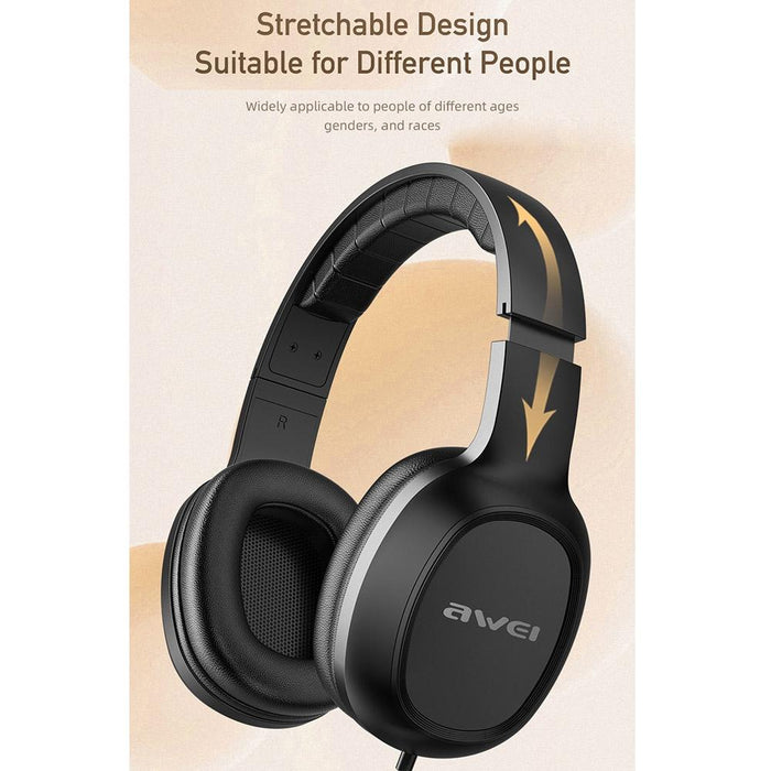 3.5Mm Stereo Wired Headset For Awei Gm-6