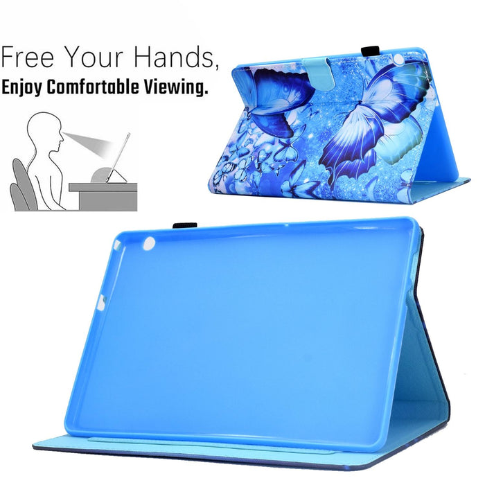 Leather Tablet Case With Sewing Pen Slot