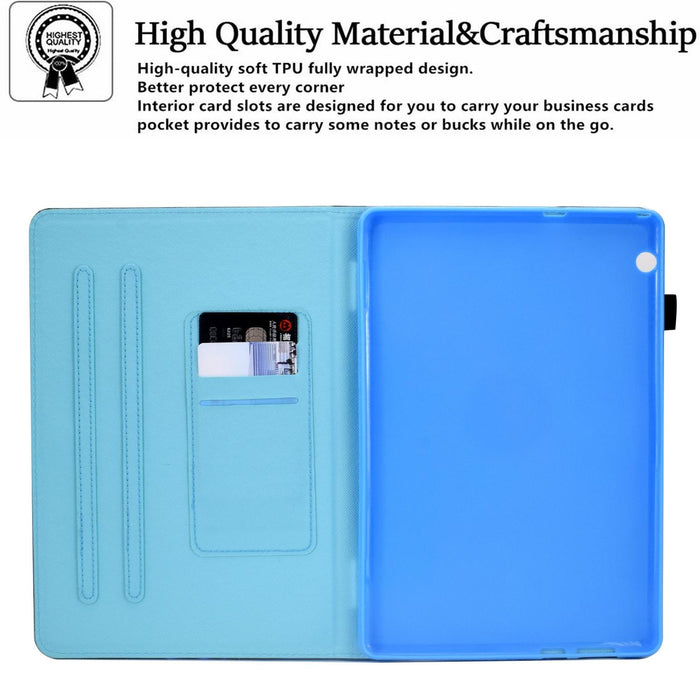 Leather Tablet Case With Sewing Pen Slot