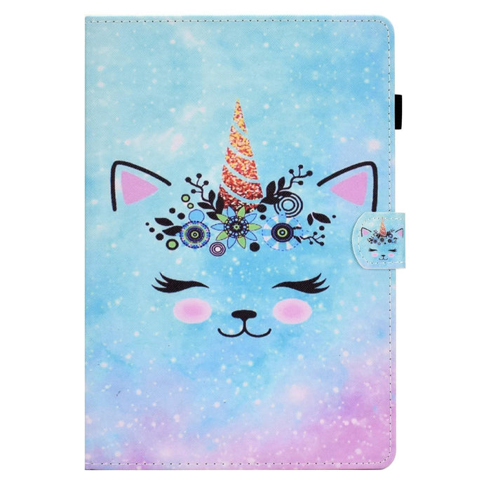 Leather Tablet Case With Sewing Pen Slot