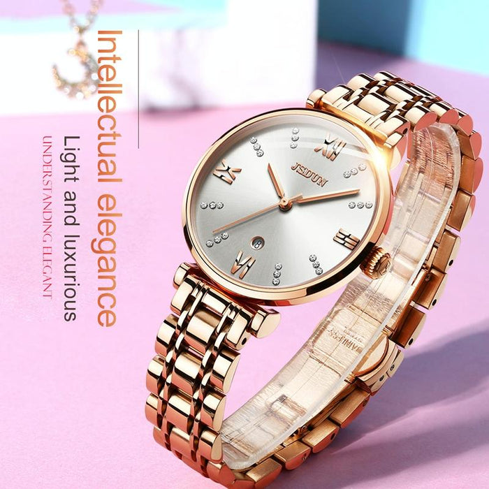 6533 Women Fashion Waterproof Ultra-Thin Quartz Watch