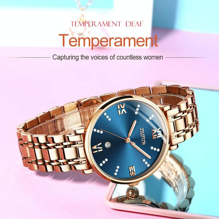 6533 Women Fashion Waterproof Ultra-Thin Quartz Watch