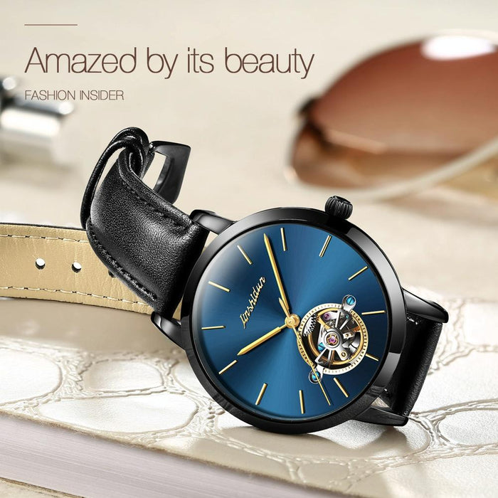 8812 Women Simple Hollowed Waterproof Automatic Mechanical Watch