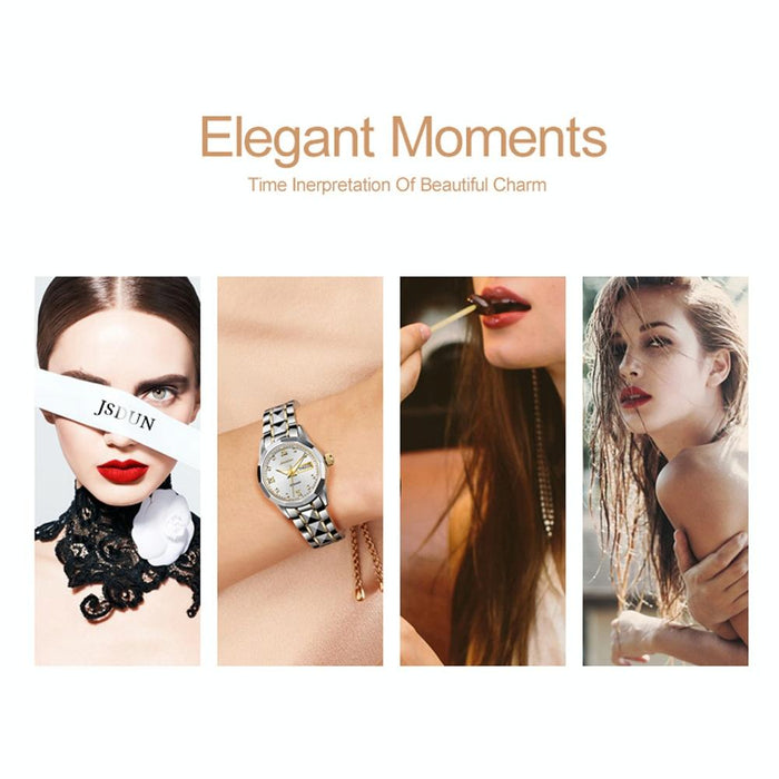 8813 Fashion Waterproof Luminous Automatic Mechanical Watch Women