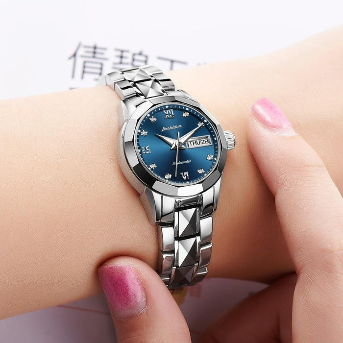 8813 Fashion Waterproof Luminous Automatic Mechanical Watch Women