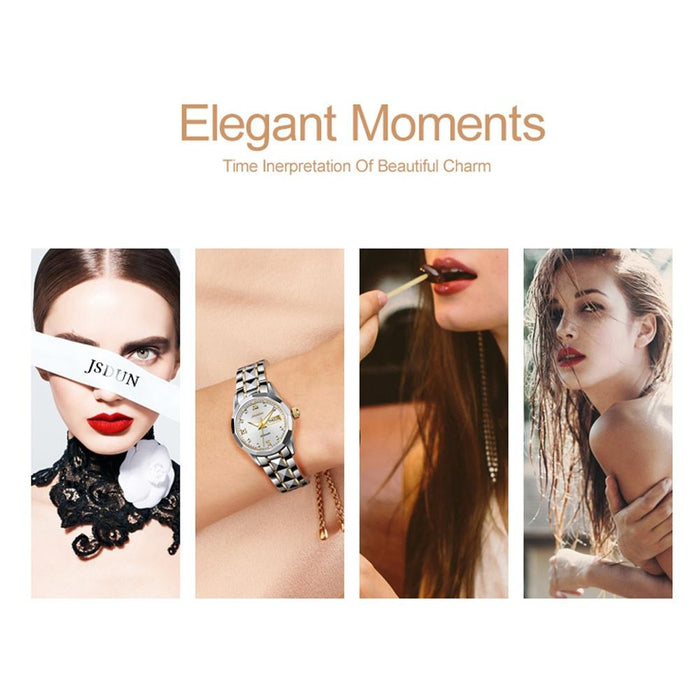 8813 Fashion Waterproof Luminous Automatic Mechanical Watch Women