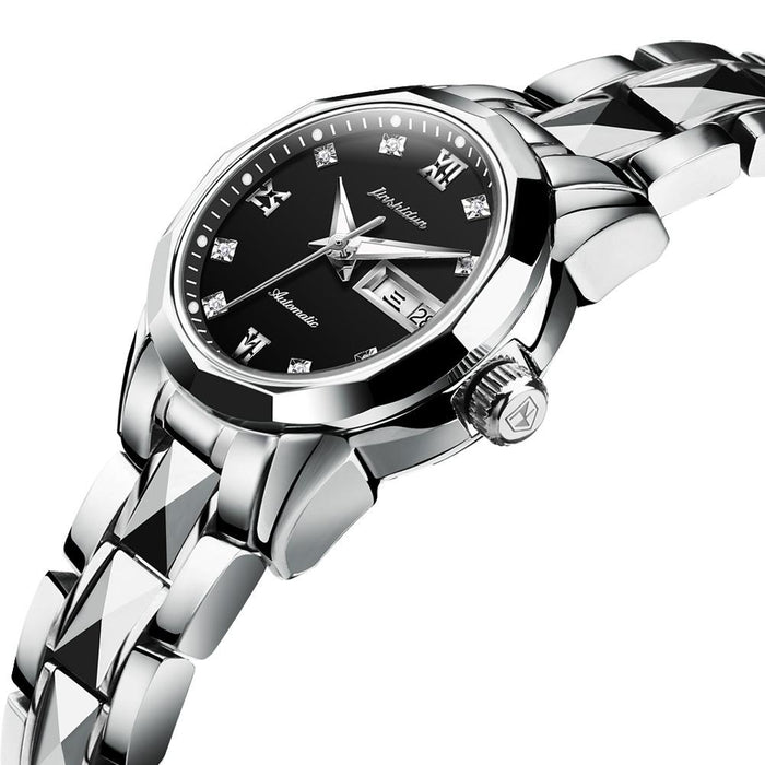 8813 Fashion Waterproof Luminous Automatic Mechanical Watch Women