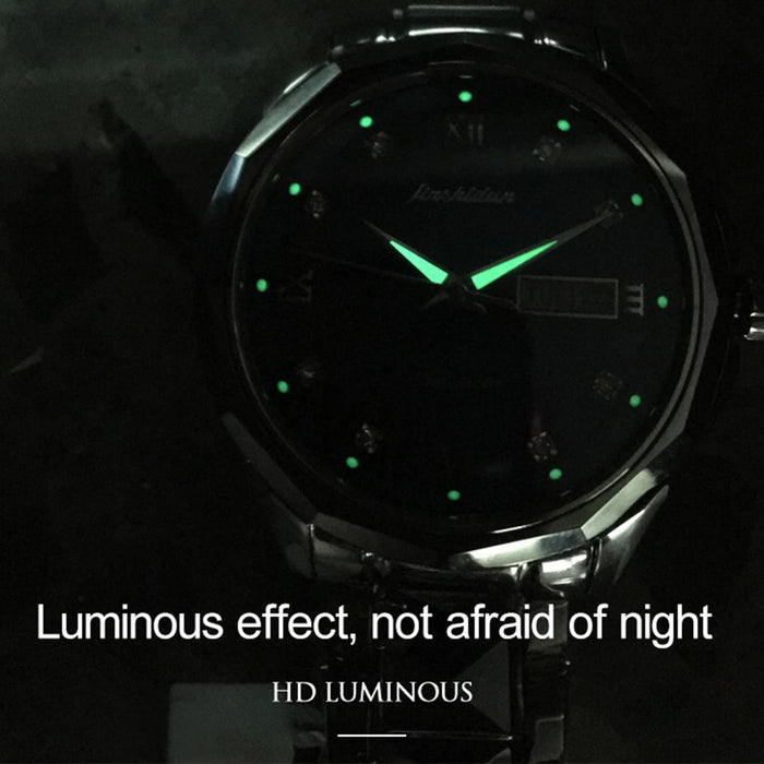 8813 Fashion Waterproof Luminous Automatic Mechanical Watch Women