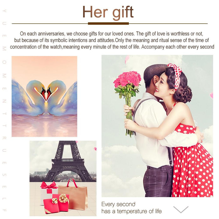 8831 Women Fashion Diamond Hollowed Waterproof Ceramic Mechanical Watch