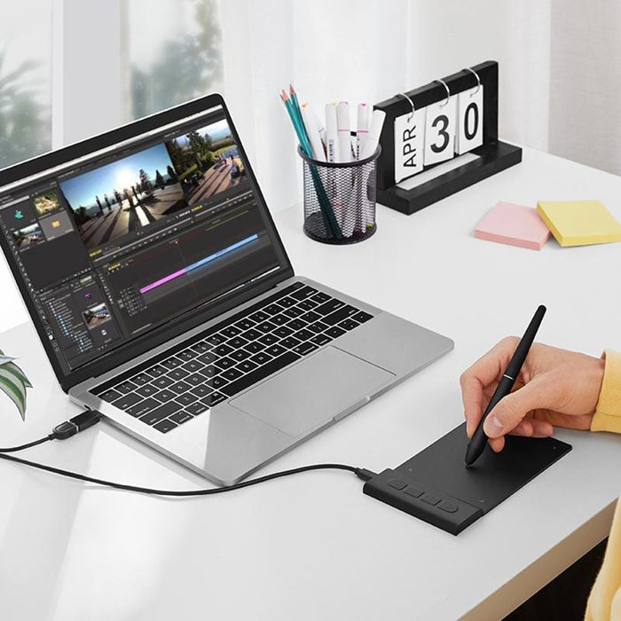 4X3 Inch Digital Drawing Board With 8192 Levels Pressure Sensitivity