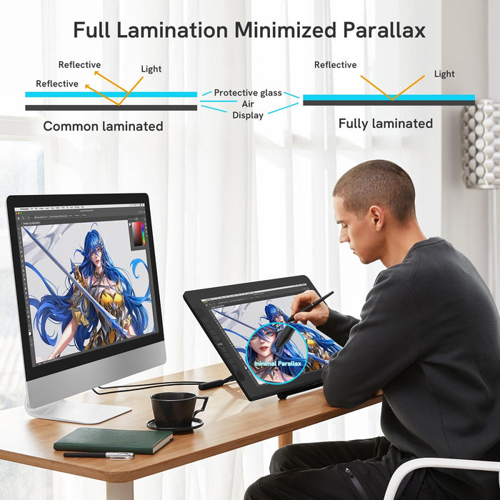 21.5 Inch Digital Drawing Board With 8192 Levels Pressure Sensitivity