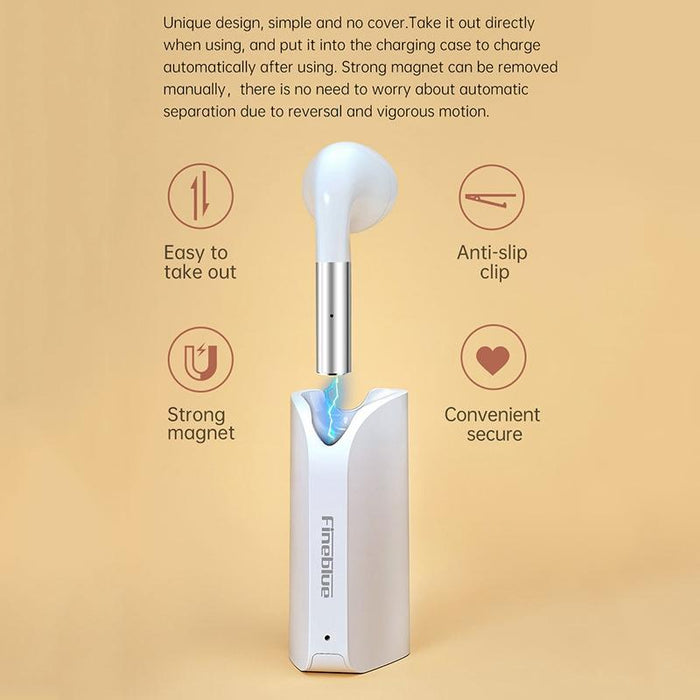 F5 Pro Cvc8.0 Noise Reduction Unilateral Bluetooth Earphone Black