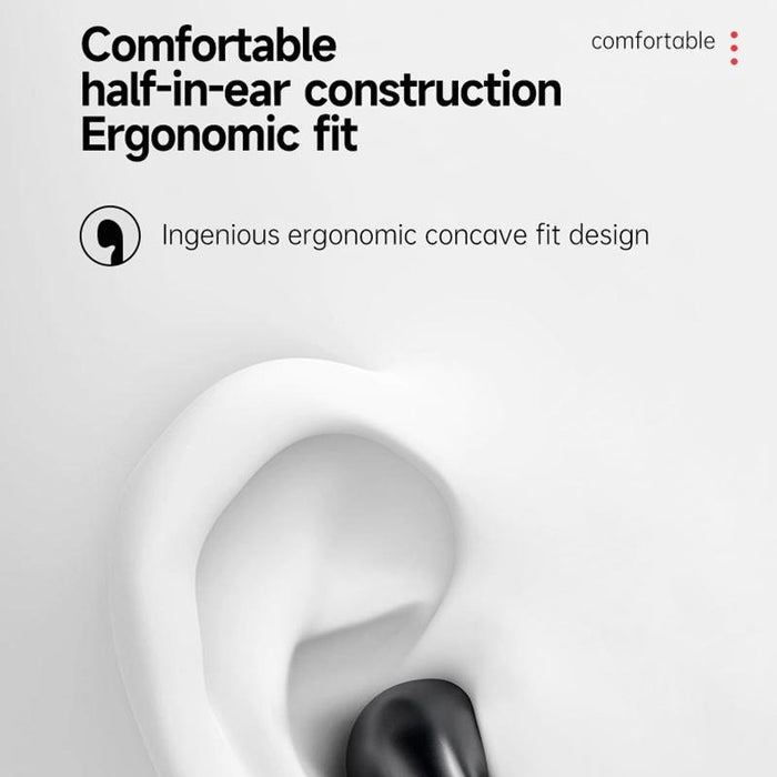 F5 Pro Cvc8.0 Noise Reduction Unilateral Bluetooth Earphone Black