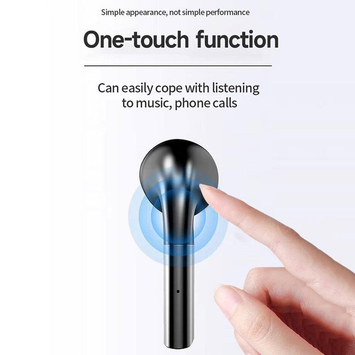 F5 Pro Cvc8.0 Noise Reduction Unilateral Bluetooth Earphone Black