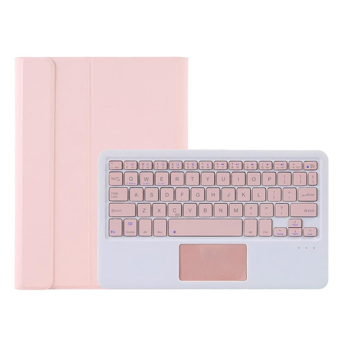 A610B-A Candy Colour Bluetooth Keyboard Leather Case With Pen Slot & Touchpad 10.4 Inch Sm-P610 / Sm-P615