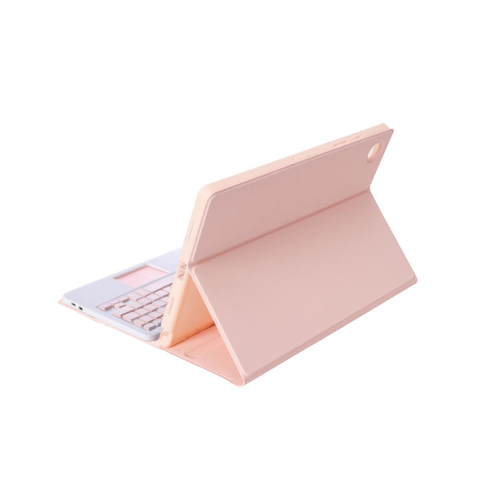 A610B-A Candy Colour Bluetooth Keyboard Leather Case With Pen Slot & Touchpad 10.4 Inch Sm-P610 / Sm-P615