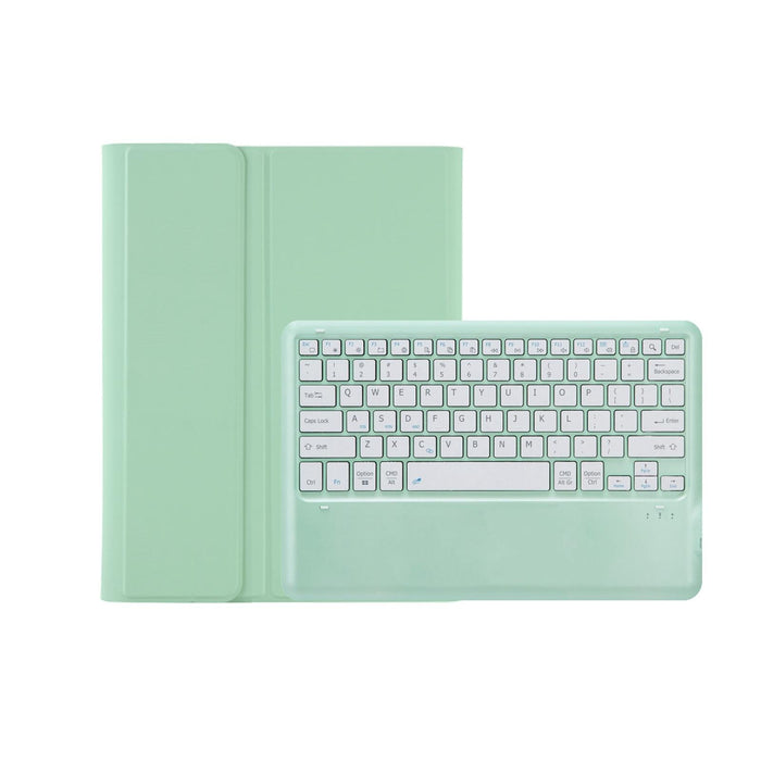 T800B Pen Slot Detachable Bluetooth Keyboard Leather Tablet Case For Samsung Galaxy Tab S8+ / S7+ / S7 Fe