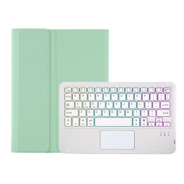 Candy Colour Backlight Bluetooth Keyboard Leather Tablet Case