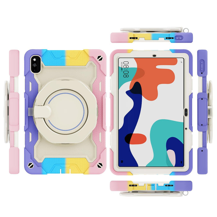 Silicone + Pc Tablet Case With Armor Contrast