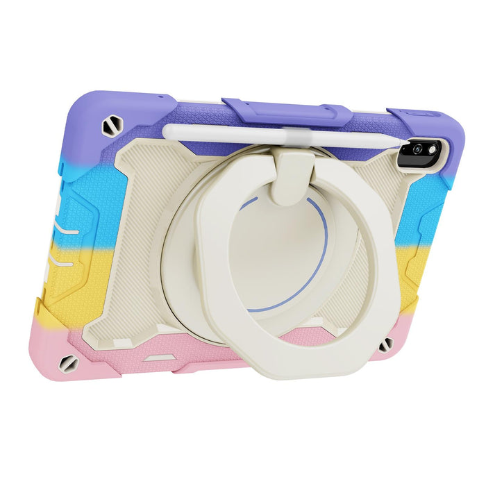 Silicone + Pc Tablet Case With Armor Contrast