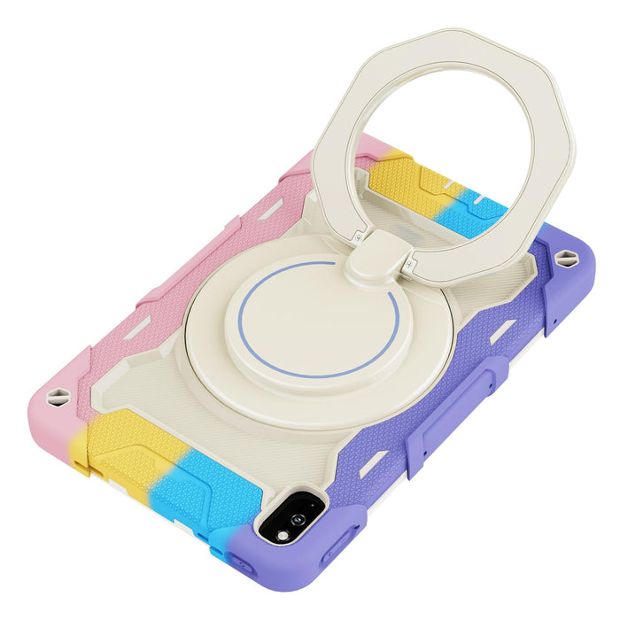 Silicone + Pc Tablet Case With Armor Contrast