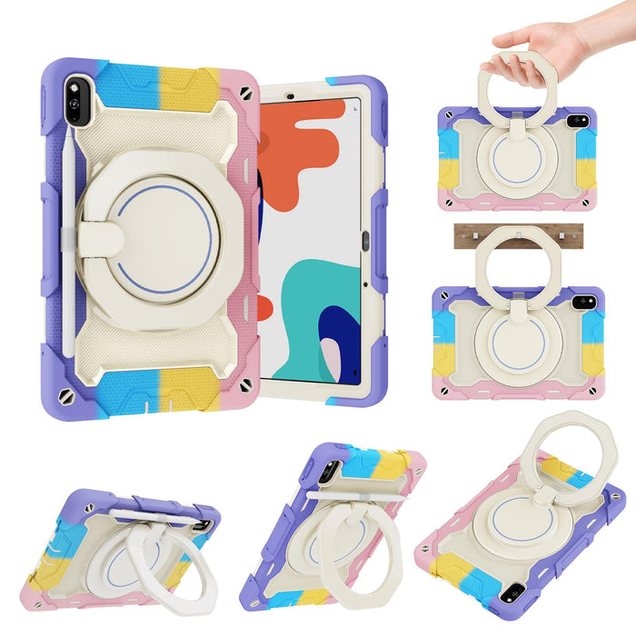 Silicone + Pc Tablet Case With Armor Contrast