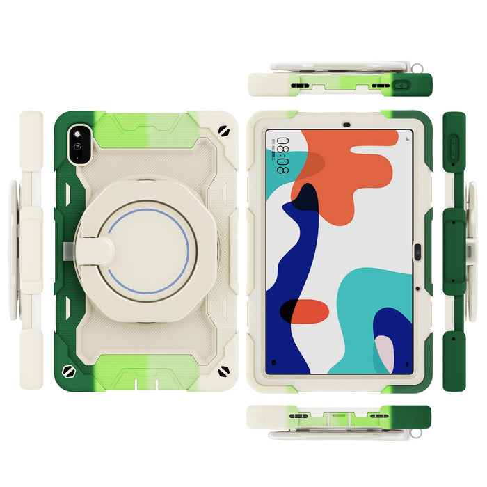 Silicone + Pc Tablet Case With Armor Contrast