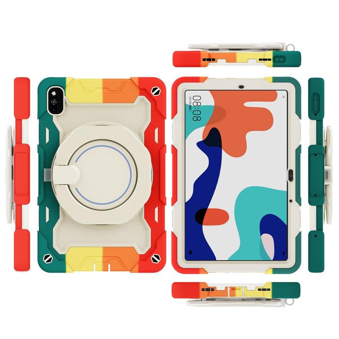 Silicone + Pc Tablet Case With Armor Contrast