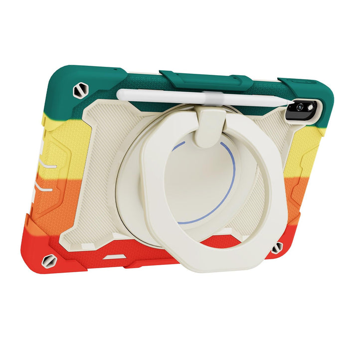 Silicone + Pc Tablet Case With Armor Contrast