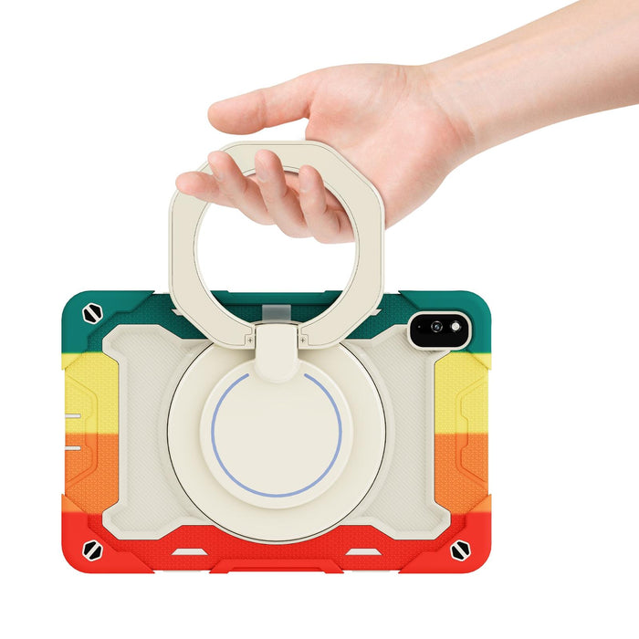 Silicone + Pc Tablet Case With Armor Contrast