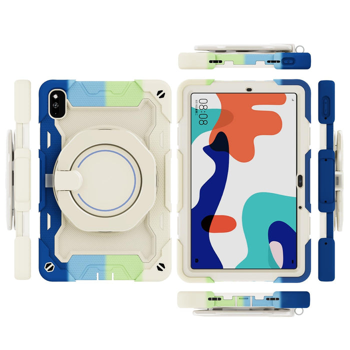 Silicone + Pc Tablet Case With Armor Contrast