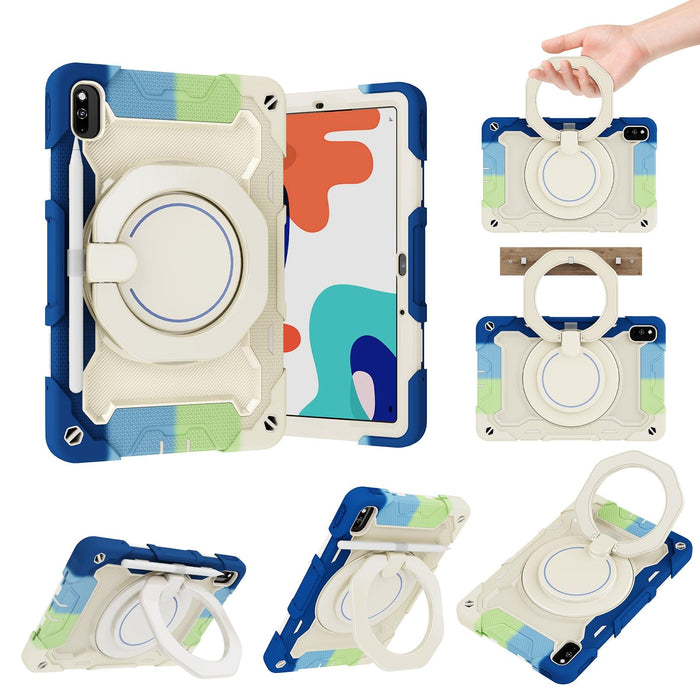 Silicone + Pc Tablet Case With Armor Contrast