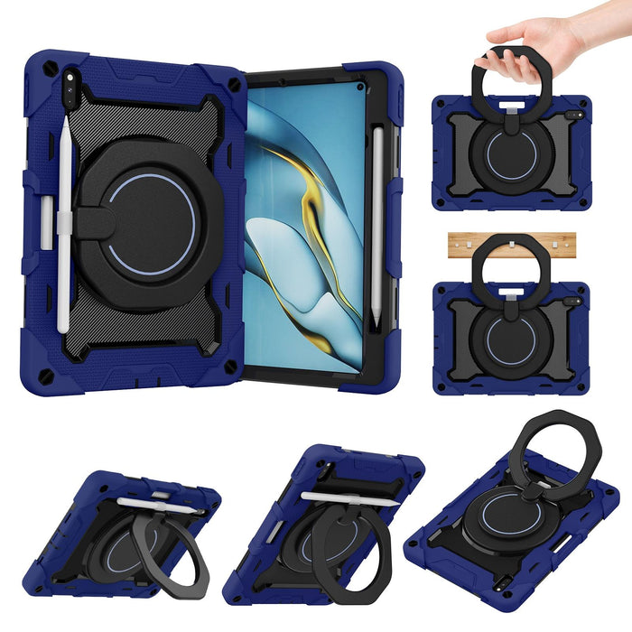 Silicone + Pc Tablet Case With Armor Contrast