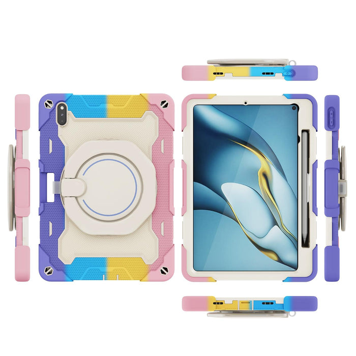 Silicone + Pc Tablet Case With Armor Contrast