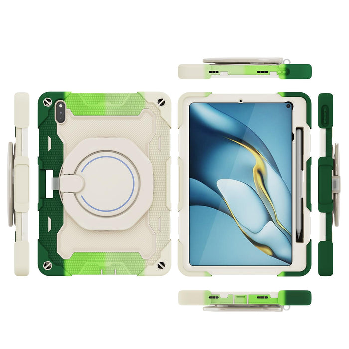 Silicone + Pc Tablet Case With Armor Contrast
