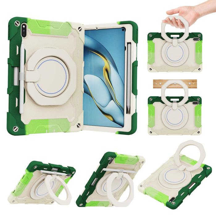 Silicone + Pc Tablet Case With Armor Contrast