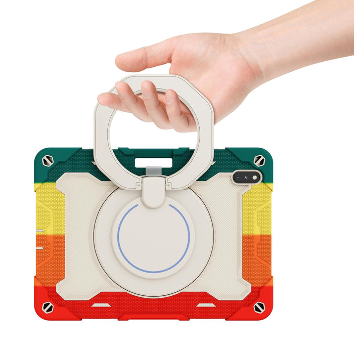 Silicone + Pc Tablet Case With Armor Contrast