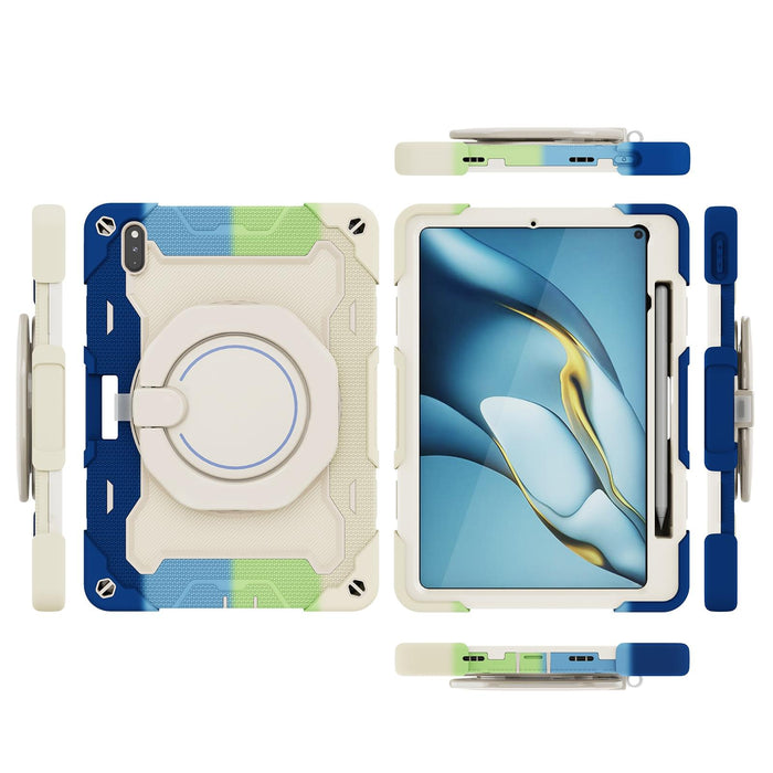 Silicone + Pc Tablet Case With Armor Contrast